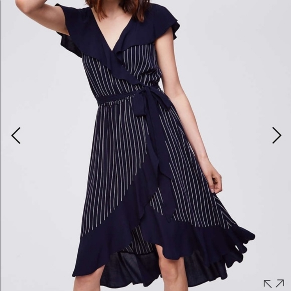 Loft faux wrap dress
